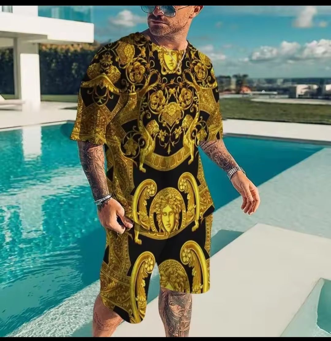 Goldleaf Bourque 2 Piece Men's Short set 1x-2x-3x