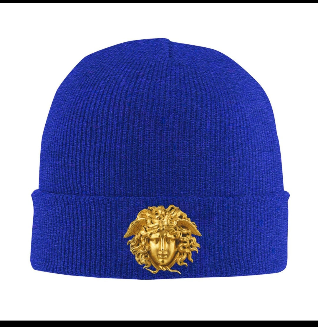 Blue medusa beenie