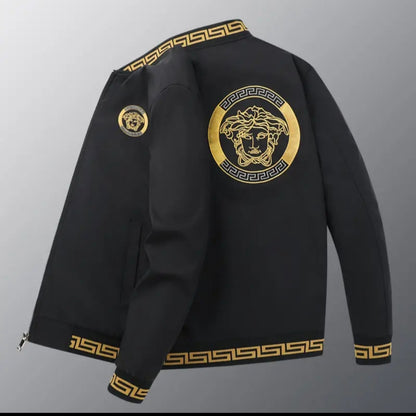 Greek key jacket