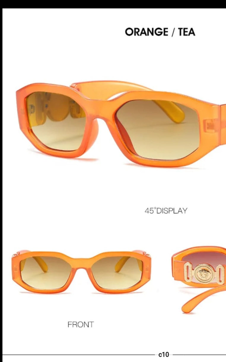 Mens Luxury Sunglasses  (Orange Tea)