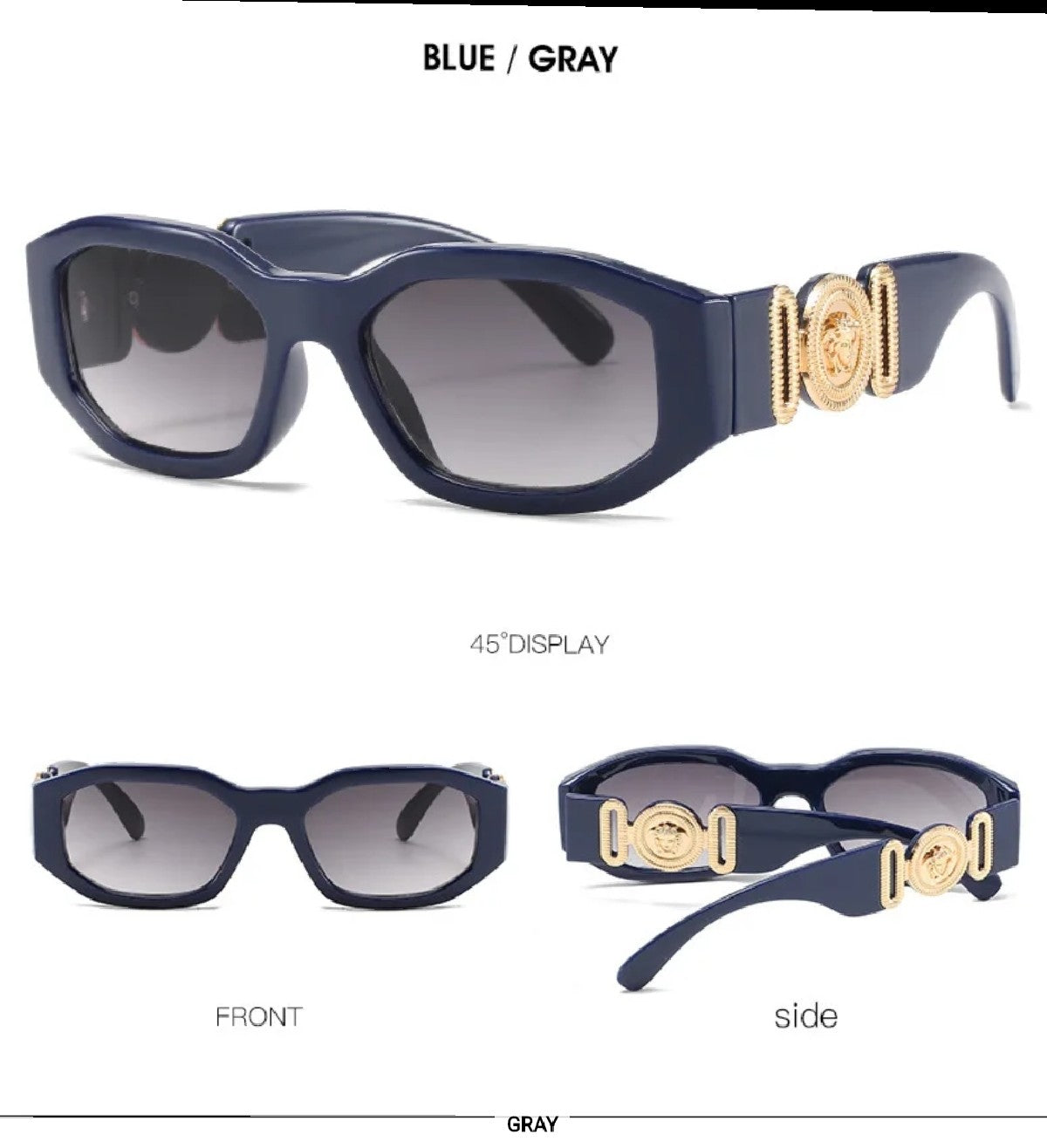 Men's Luxury sunglasses ( Blue - Gray)